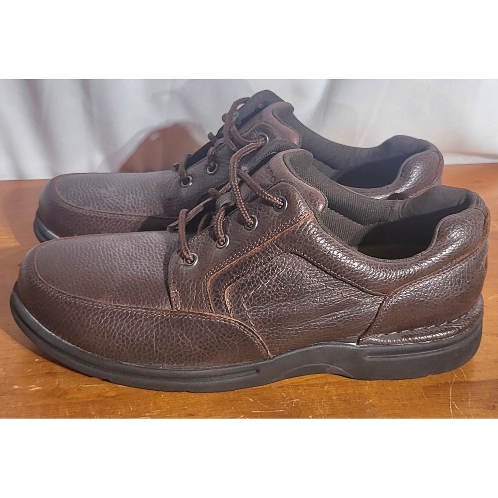 NEW Mens Rockport Prowalker Eureka Plus Walking Shoe Brown Size 9.5 Wide CG8972